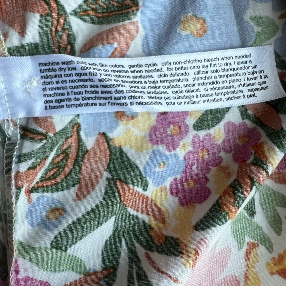 ELOQUII Elements Multicolor Tiered Floral  Summer Vacation Easy Dress Sz 22 - Picture 12 of 13
